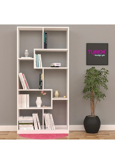 Labirent Kitaplık Mdf Antrasit Labirent Kitaplık Mdf Antrasit