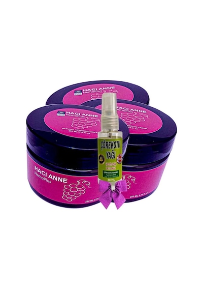 Hacı Anne Hemoplus Kremi 200 Ml X 3 Adet + Çörek Otu Yağı 30 Ml