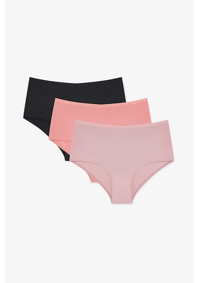 Penti Çok Renkli Earth Tones 3lü Highwaist Slip Külot