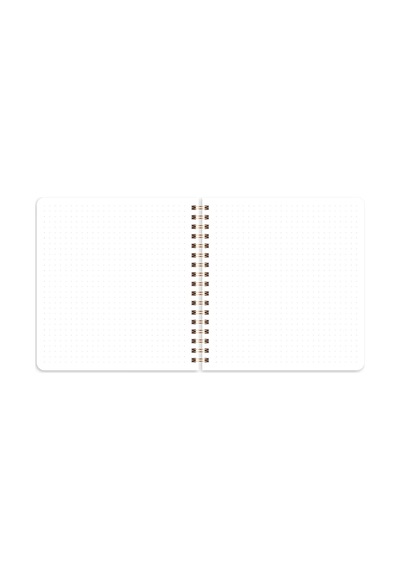 Ayrex 15x16 Spiralli Karton Kapak 2'li Noktalı Not Defter Seti - Puantiye Genel