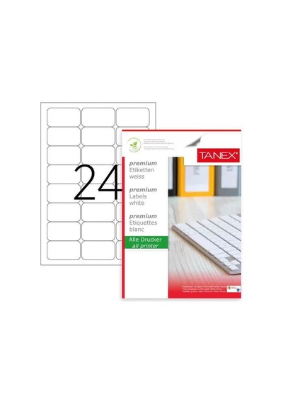 Tanex Laser Etiket Kod 2024 64mm X 34mm Diğer