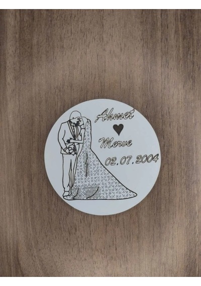 Lavanta Tasarım 25 Adet Gelin Dağmat Magnet