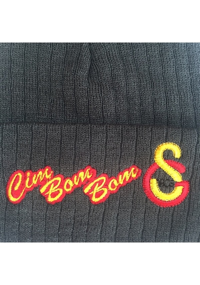 Galatasaray Lisanslı Çift Kat Örgü Unisex Bere