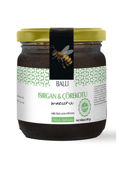 Ballı Isırgan & Çörekotu Macunu
