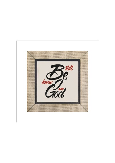 Zebur 46:10 Baskılı Mdf Magnet Krg-110