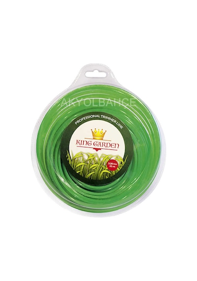 King Garden Tırpan Misinası Ot Çim Kesme İpi 3.30mm - 45m