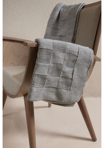 Plaid Gri Tek Kişilik Battaniye 160x220 15006 Gri