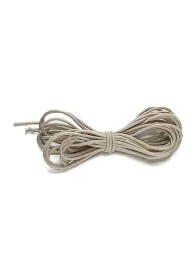 Bej Renk Yuvarlak Lastik - 5 Metre Uzunluk Ve 2 Mm Kalınlık
