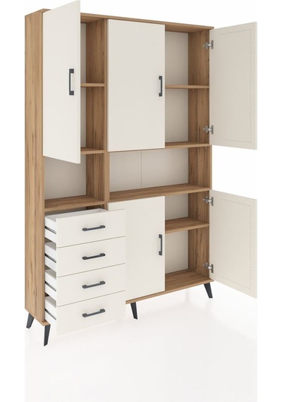 Arges Dolap 7 Raflı 4 Çekmeceli 5 Kapaklı 132x30x195 Çam-aytaşı/aytaşı Aytası/aytası Arges Dolap 7 Raflı 4 Çekmeceli 5 Kapaklı 132x30x195 Çam-aytaşı/aytaşı Aytası/aytası