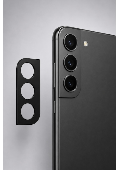 Samsung S23 Plus Uyumlu Arka Kamera Koruyucu+ Full Ekran Koruyucu Si Yah