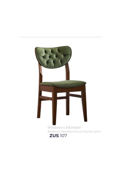 Bengimobilya Sandalye Zus107 Kapitone Model Kayın Retro Iskelet Ceviz Nubuk Dö