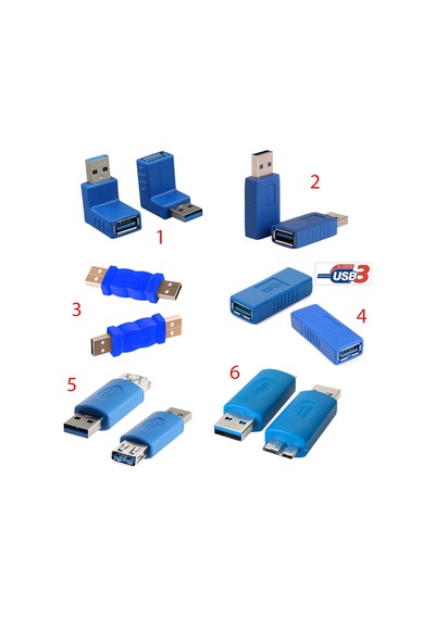 Usb 3.0 Çevirici Adaptör Seti Usb 3.0 Dönüştürücü 6'lı Set