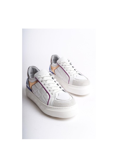 Mubiano Hakiki Deri Collection Kadın Spor Ayakkabı & Sneaker Beyaz -mcrgn6062-b Beyaz