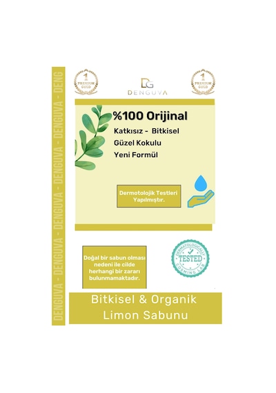 %100 Doğal Güzel Kokulu El Yüz Saç Vücut Cilt Orijinal Limon Sabunu - 2 Adet Karışık