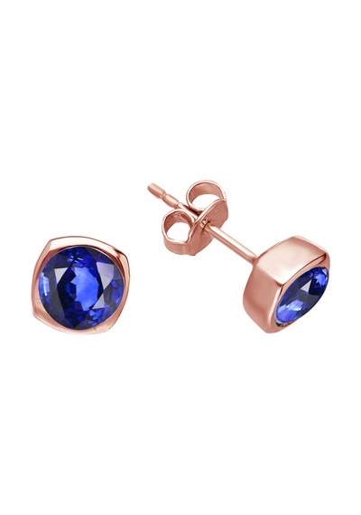 Sirius Safir Taşlı Tektaş Küpe 0844E0037