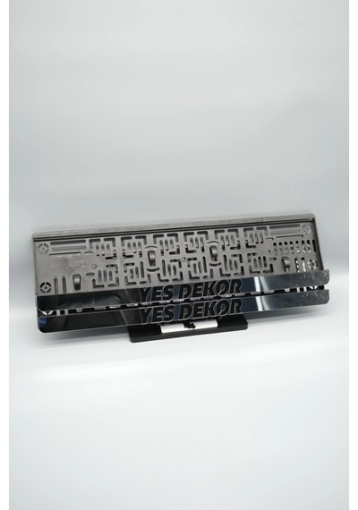 Yes Dekor Gümüş Pleksi Araba Plakalığı - 848647946