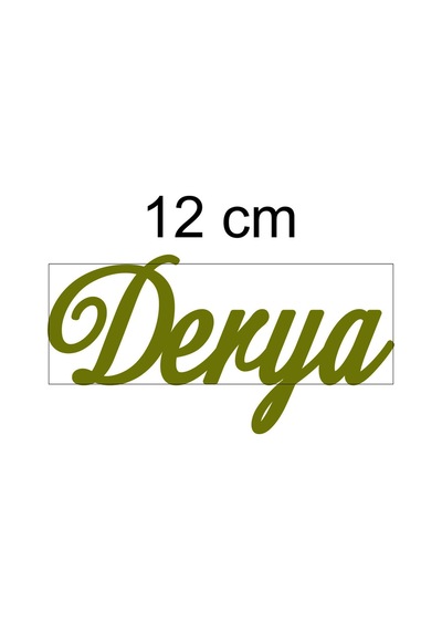 Gold Aynalı Pleksi Isim- Altın Aynalı Pleksi Isim 12 Cm Gold