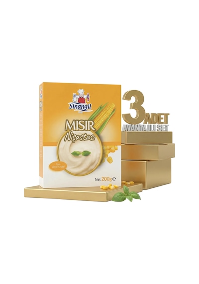 Sinangil Mısır Nişastası 3x200 Gr