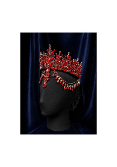 Hürrem Sultan Tacı Gelin Tacı Kına,söz,nişan,after Taç Kırmızı - 889279236 Kırmızı