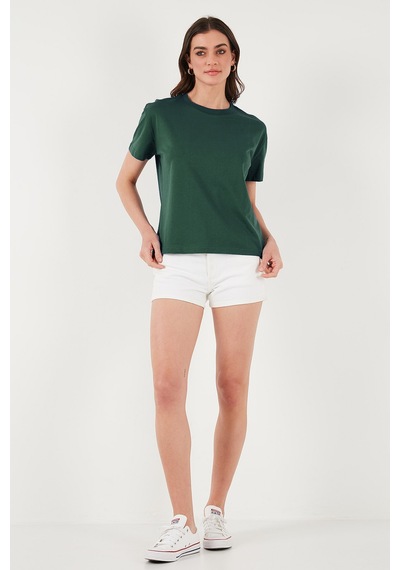 Lela Pamuklu Oversize Fit Bisiklet Yaka Bayan T Shirt 5866097 Nefti Lela Pamuklu Oversize Fit Bisiklet Yaka Bayan T Shirt 5866097 Nefti