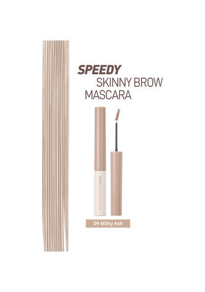 Perıpera Speedy Skinny Brow Mascara 09 Milky Ash