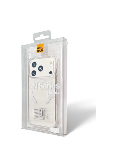 Nettech Apple Uyumlu iPhone 17 Pro Nt-n011 Pc Magsafe Arka Koruma Kılıf - Şeffaf Şeffaf