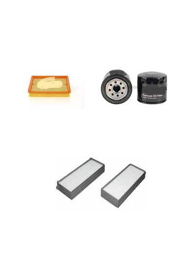 Sardes Filtre Seti Hyundai Sonata 2.7 V6 Benzin 2001-2004 3lü Hava + Yağ F. + Polen
