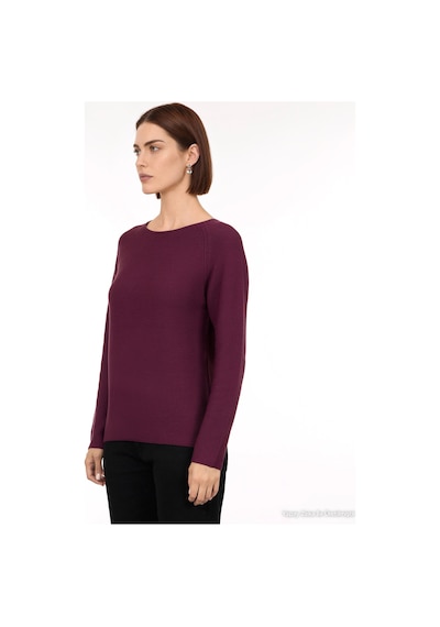 Yargıcı Regular Bisiklet Yaka Uzun Kol Kazak 26kktr2089x 049 Mor