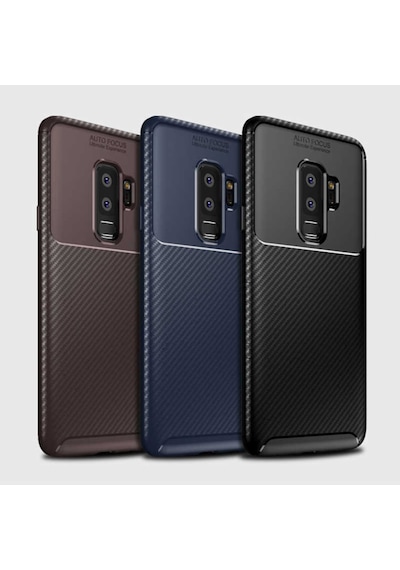 Samsung Galaxy Uyumlu S9 Plus Kilif Karbon Silikon Case 389460202