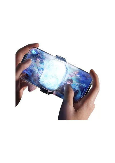 Gaming Telefon Sessiz Hava Soğutma Fan Derece Gösterge 2 Kademe Radyatör Sessiz Fan Telefon Soğutucu