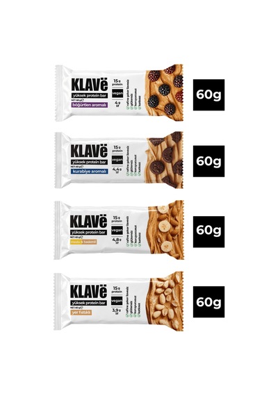 Yüksek Protein Bar Karışık - 60 G X 4 Adet - 15g Protein, Vegan Ve Glutensiz - 925149093 Yüksek Protein Bar Karışık - 60 G X 4 Adet - 15g Protein, Vegan Ve Glutensiz - 925149093