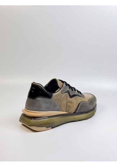 Daytex Premium Hakiki Deri Erkek Sneaker İthal Hava Tabanlı Vizon