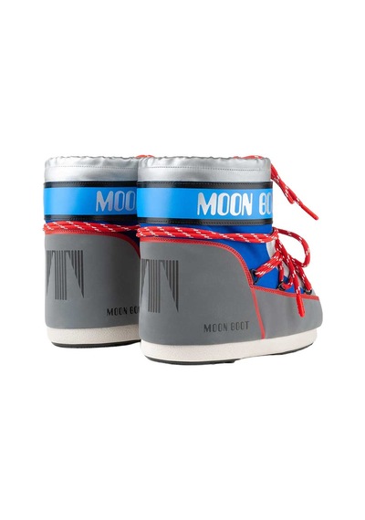 Hf04 Silver Blue Red Bot Kadın 80d1409650 Moon Boot Icon Low Space Racing Çok Renkli