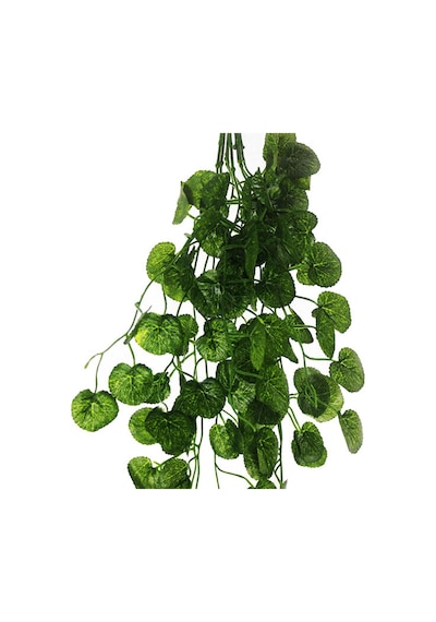 Yapay Sarmaşık Yaprak Dekorasyonu - Sarkıt Tasarım - 12x300 Cm Çok Renkli