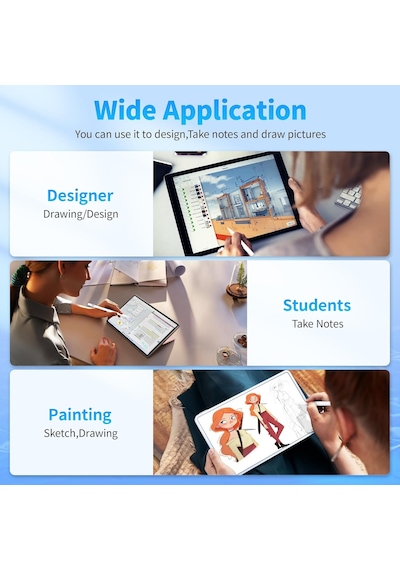 Novstrap Apple Uyumlu iPad Mini 1 2 3 4 İle Dokunmatik Tablet Kalemi Gen2 Stylus Pencil Fr2911