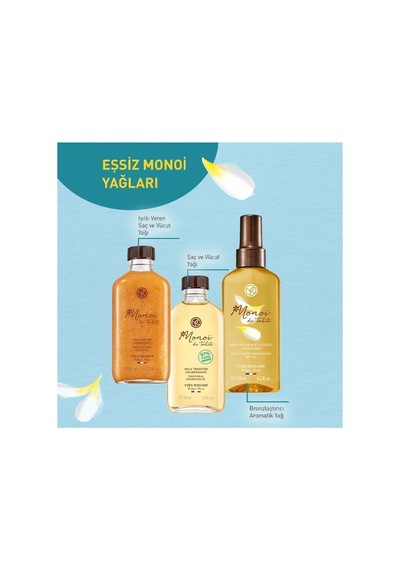 Monoi Işıltı Veren Saç Ve Vücut Yağı 100ml Vücudunuz Ve Saçlarınız Işıldasın