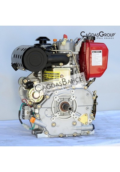 Goldmoto Gm186Fae-B Dizel Motor 10 Hp Marşlı Krank Mili Kamalı