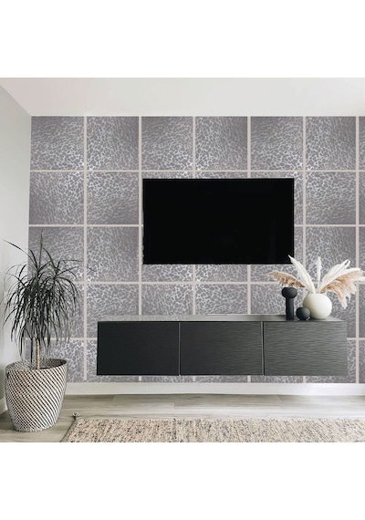 Tink Gri Embos Keçe Ses Ve Isı Yalıtım Paneli 40x40 Cm - 6 Adet/1 M²