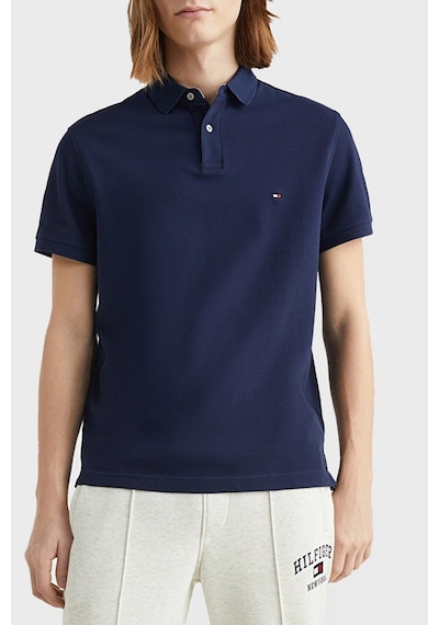 Tommy Hilfiger Erkek Polo T Shirt MW0MW17770 DCC LACİVERT Lacivert