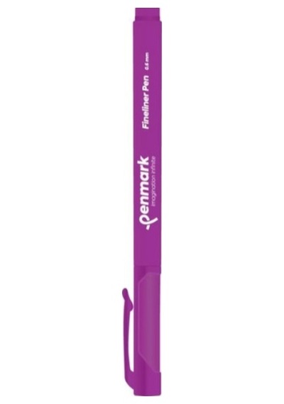 Penmark Fineliner İnce Uçlu Kalem 0,6 Magenta - 3 Adet Magenta