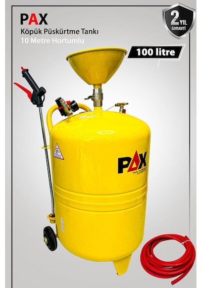 Pax E-200 Bar 100 Lt Köpük Tankı + Bez Sıkma Merdanesi