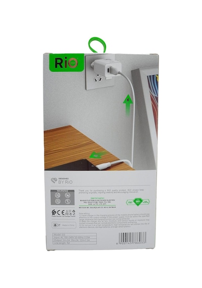 Rio Tech Model G3 20w Hızlı Şarj Adaptörü Usb Power Delivery 3.0