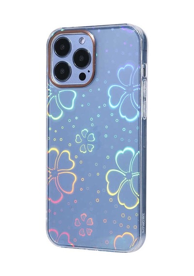Apple Uyumlu iPhone 13 Pro Zore Sidney Desenli Sert Kapak