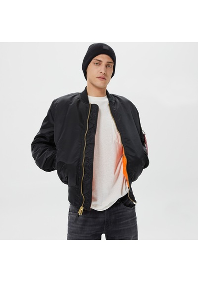 Alpha Industrıes Alpha Industries Ma-1 Flight Erkek Siyah Ceket