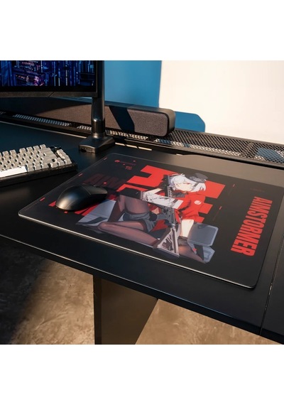 Dream Gamer Aim Stormer Thunder Glass Mousepad - Speed Yüzey Black-500 X 400 Mm