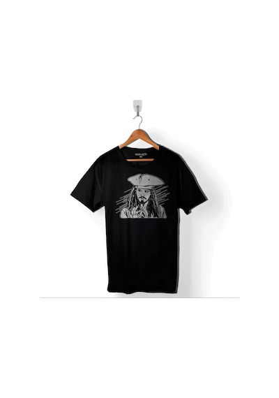 Karayip Korsanları Pirates Of The Caribbean Baskılı Tişört Unisex T-shirt 001