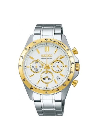 Sbtr024 Chronograph Erkek Kol Saati Gümüş - Altın