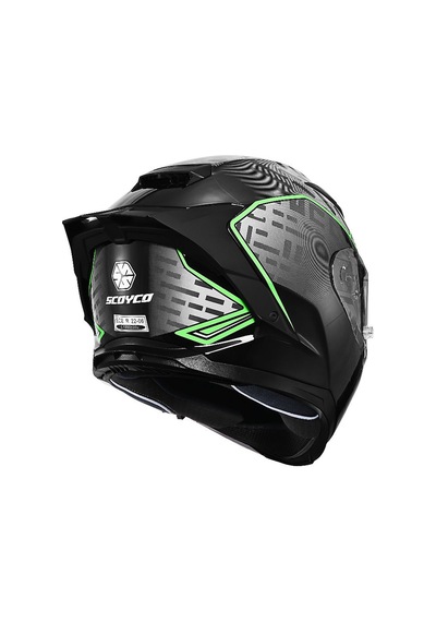 Ff871 Exorcism Motosiklet Kaskı Spoiler Mod Full Face Kask Çok Renkli