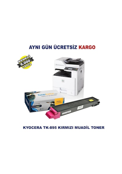 Tk-895 / Kyocera Ecosys Fs-C8020 Kırmızı Uyumlu Toner 6.000 Sf