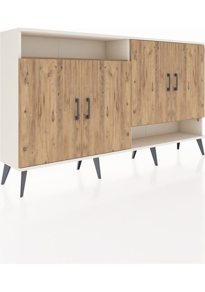 Arges Konsol 6 Raflı 4 Kapaklı 176x30x99 Aytaşı-çam Atlas Çam/atlas Çam - Aytası Arges Konsol 6 Raflı 4 Kapaklı 176x30x99 Aytaşı-çam Atlas Çam/atlas Çam - Aytası